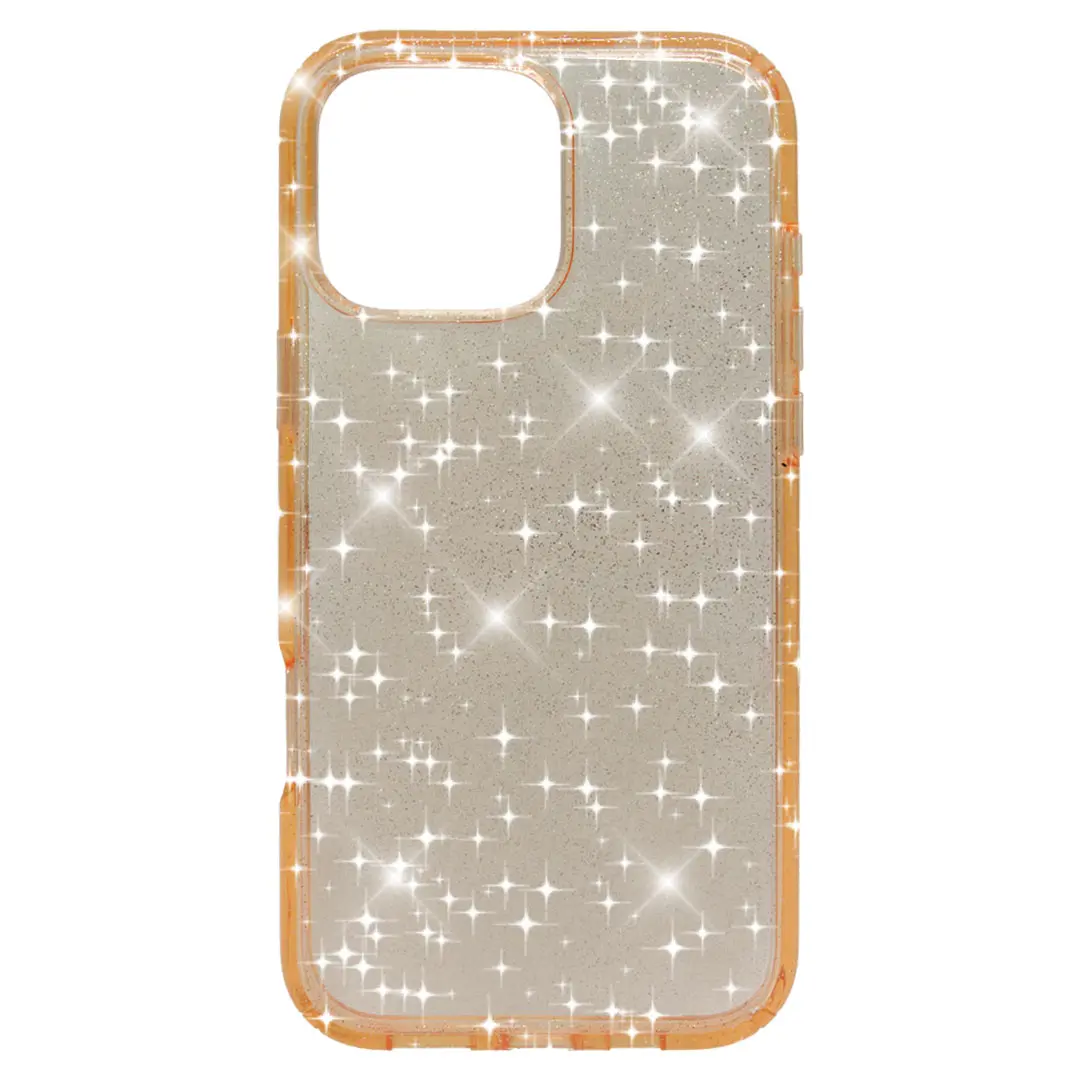 iPhone 16 Pro Fleck Glitter Case Gold